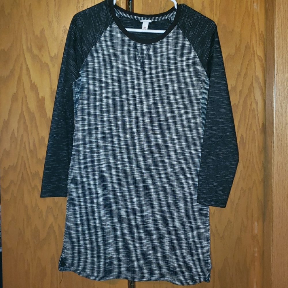 Sweatshirt Dress with Pockets